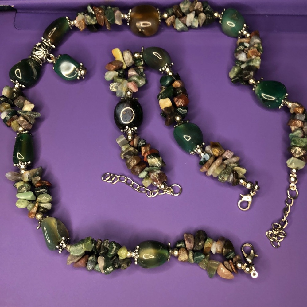 Handmade beaded set